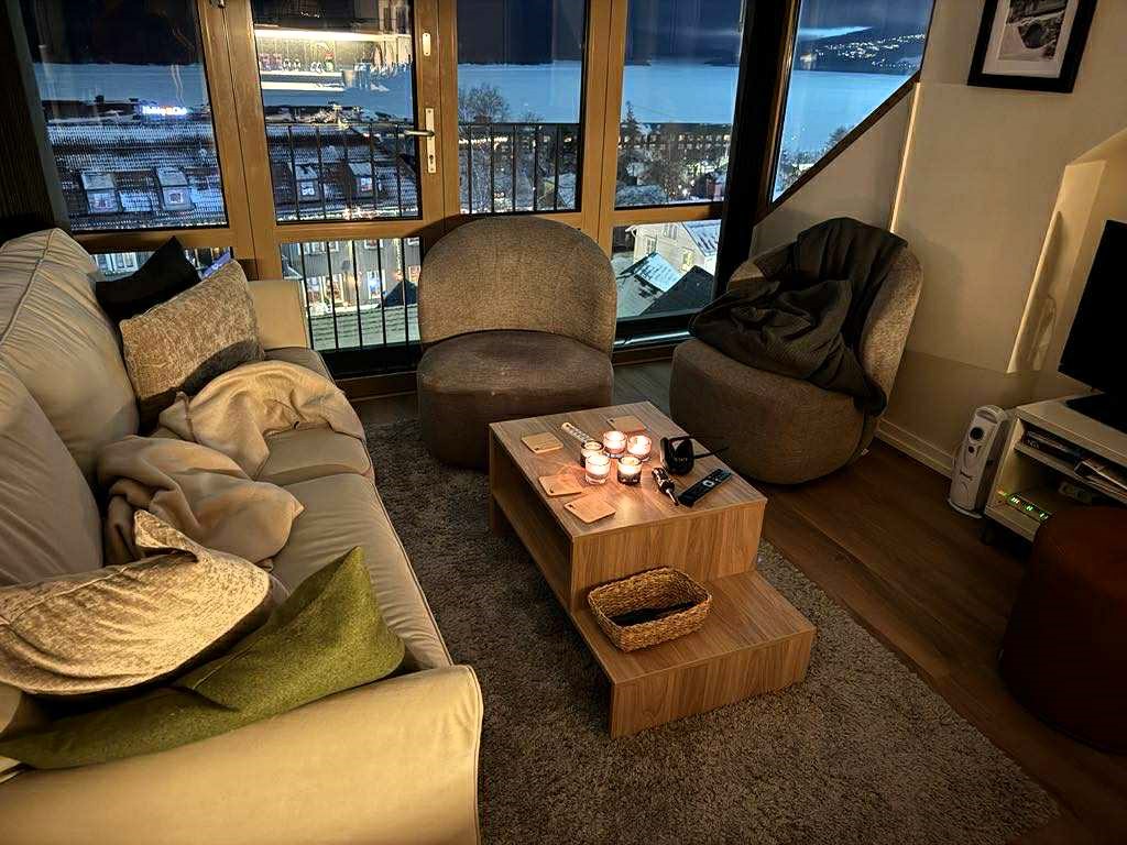 Åre semester skidåkning centralt nära liften 