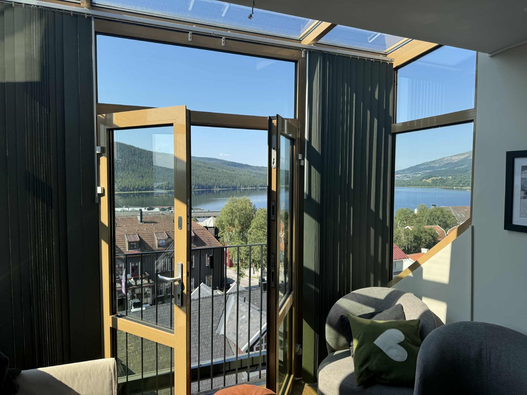 Åre semester skidåkning centralt nära liften 